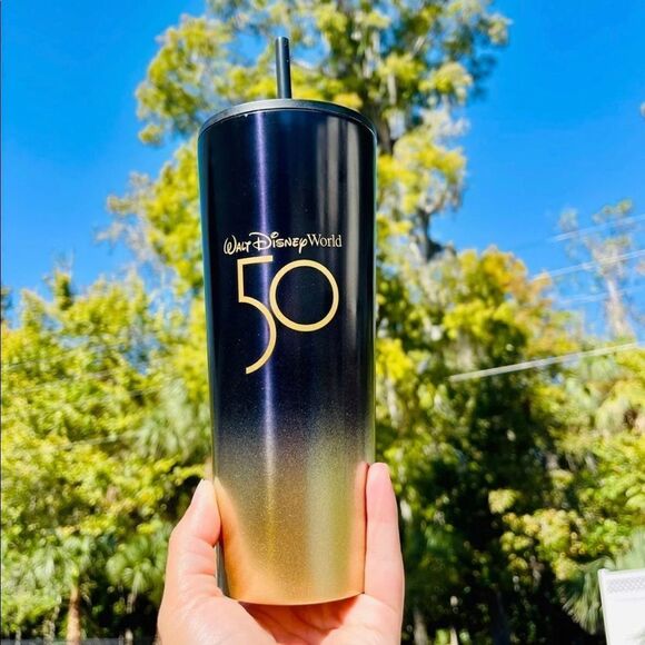 WDW 50th Anniversary Luxe Starbucks Tumbler